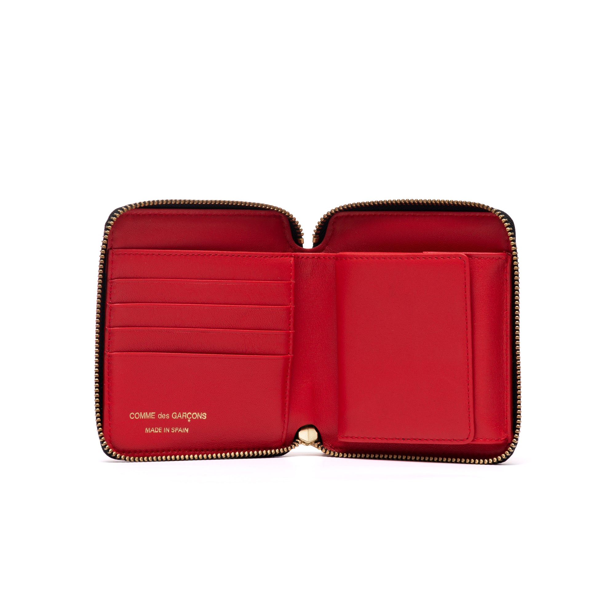 CDG WALLET - Embossed Roots - (SA2100ER Red) view 3