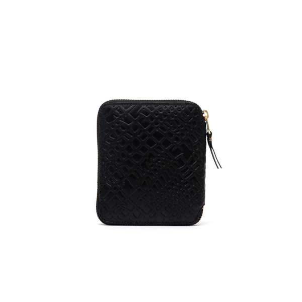 CDG WALLET - Embossed Roots - (SA2100ER Black)