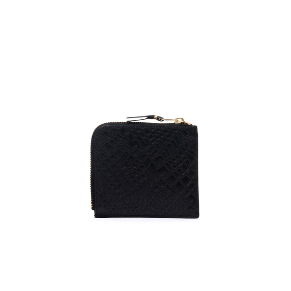 CDG WALLET - Embossed Roots - (SA3100ER Black)