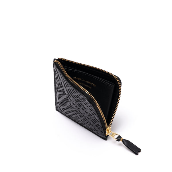 CDG WALLET - Embossed Roots - (SA3100ER Black)