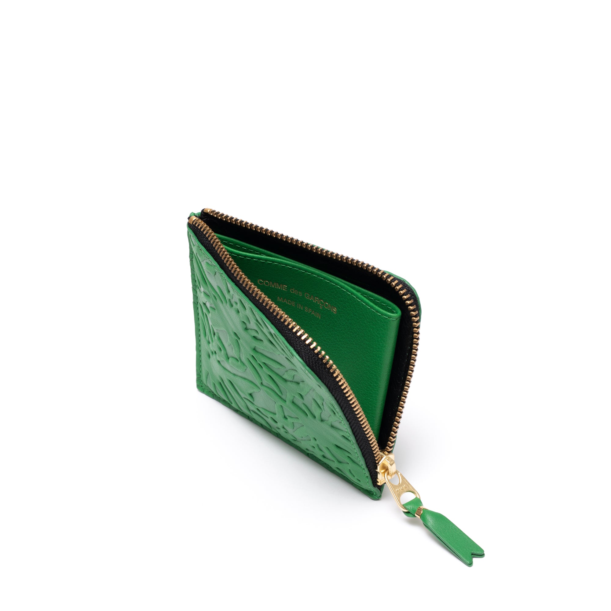 CDG WALLET - Embossed Forest - (SA3100EF Green) view 3