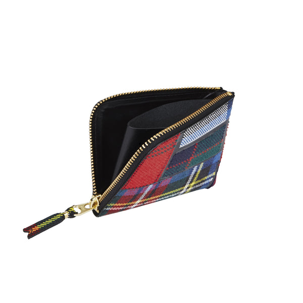 CDG WALLET - Tartan Patchwork - (SA3100TPA)