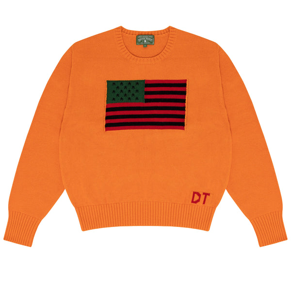 DENIM TEARS - Tyson Beckford Sweater - (Orange)