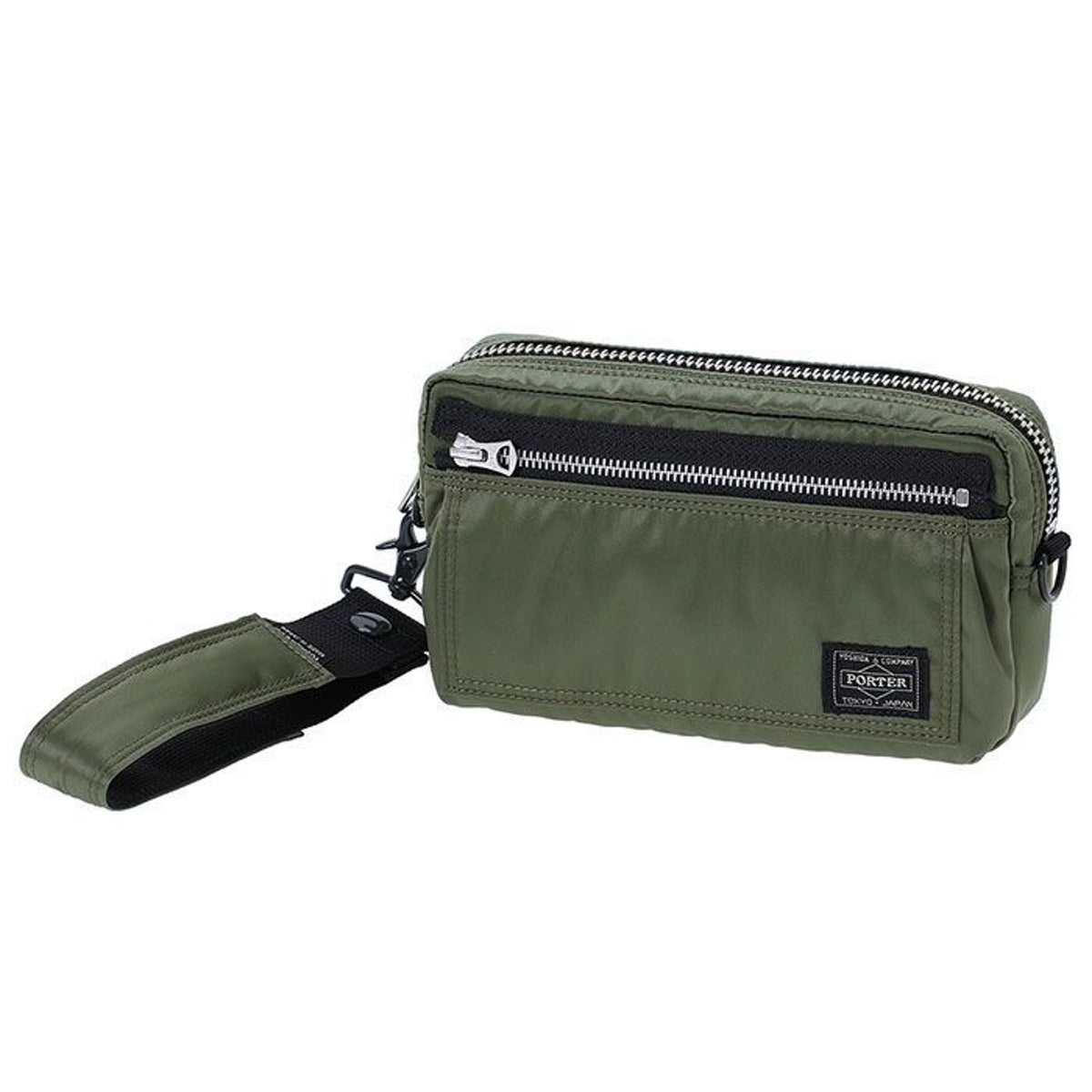 PORTER: PX Tanker Utility Pouch (Sage Green) | DSMG E-SHOP