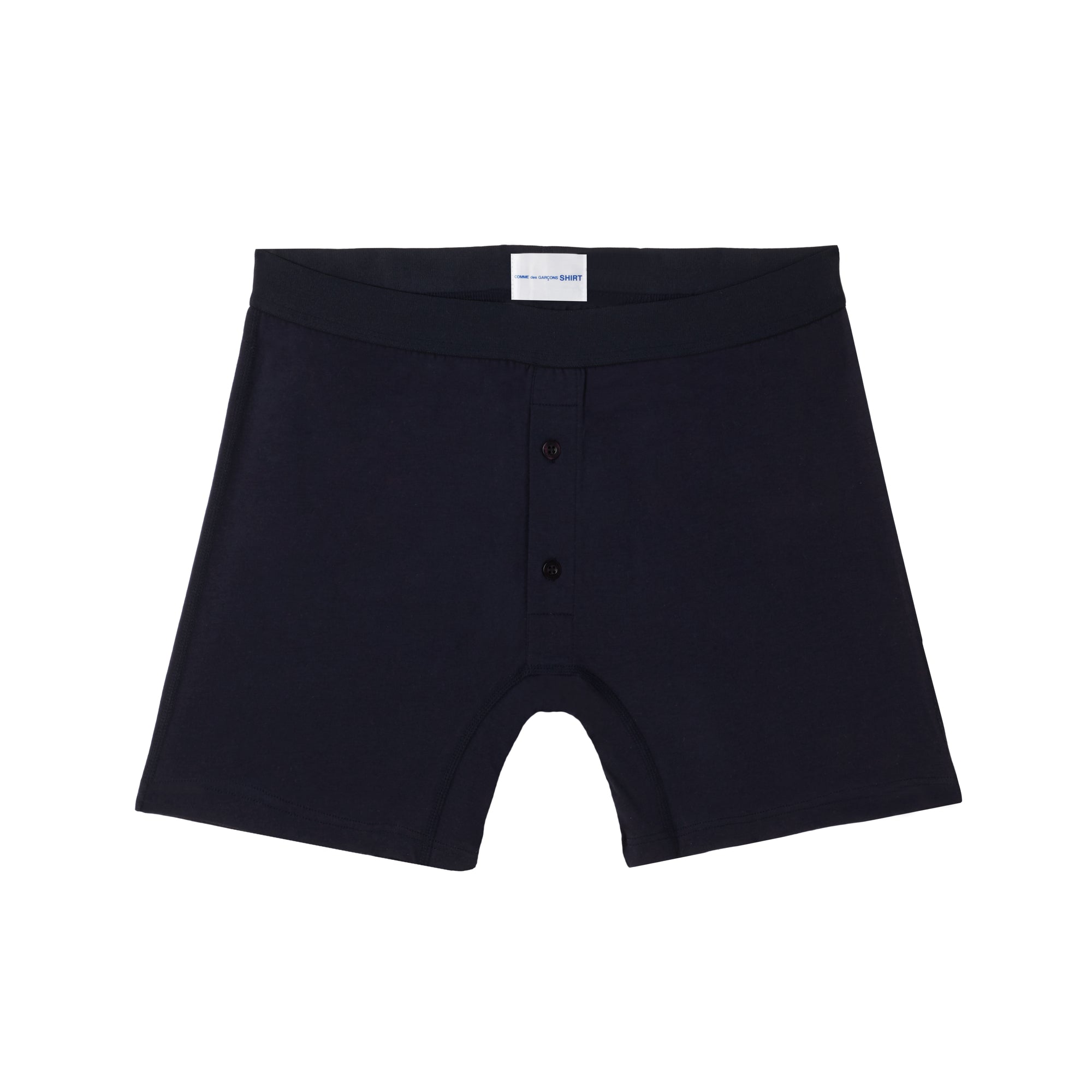 CDG SHIRT Underwear - Sunspel Two Button Boxer - (Navy) view 1