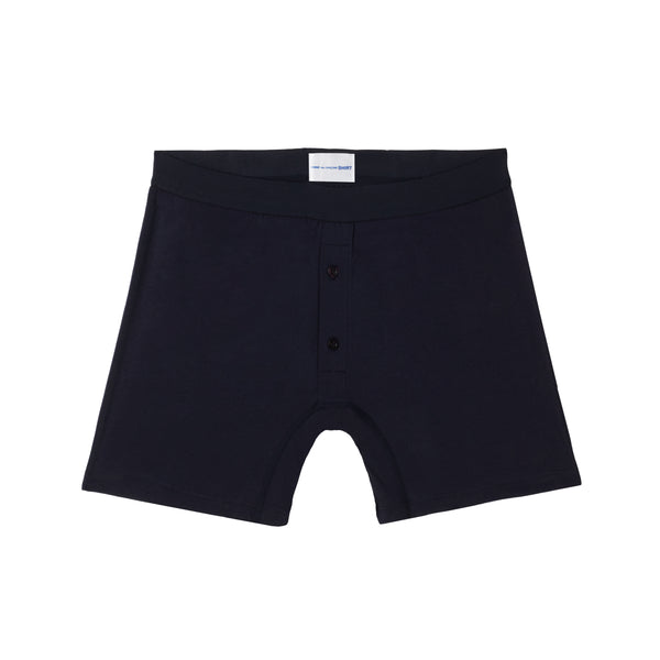 CDG SHIRT Underwear - Sunspel Two Button Boxer - (Navy)