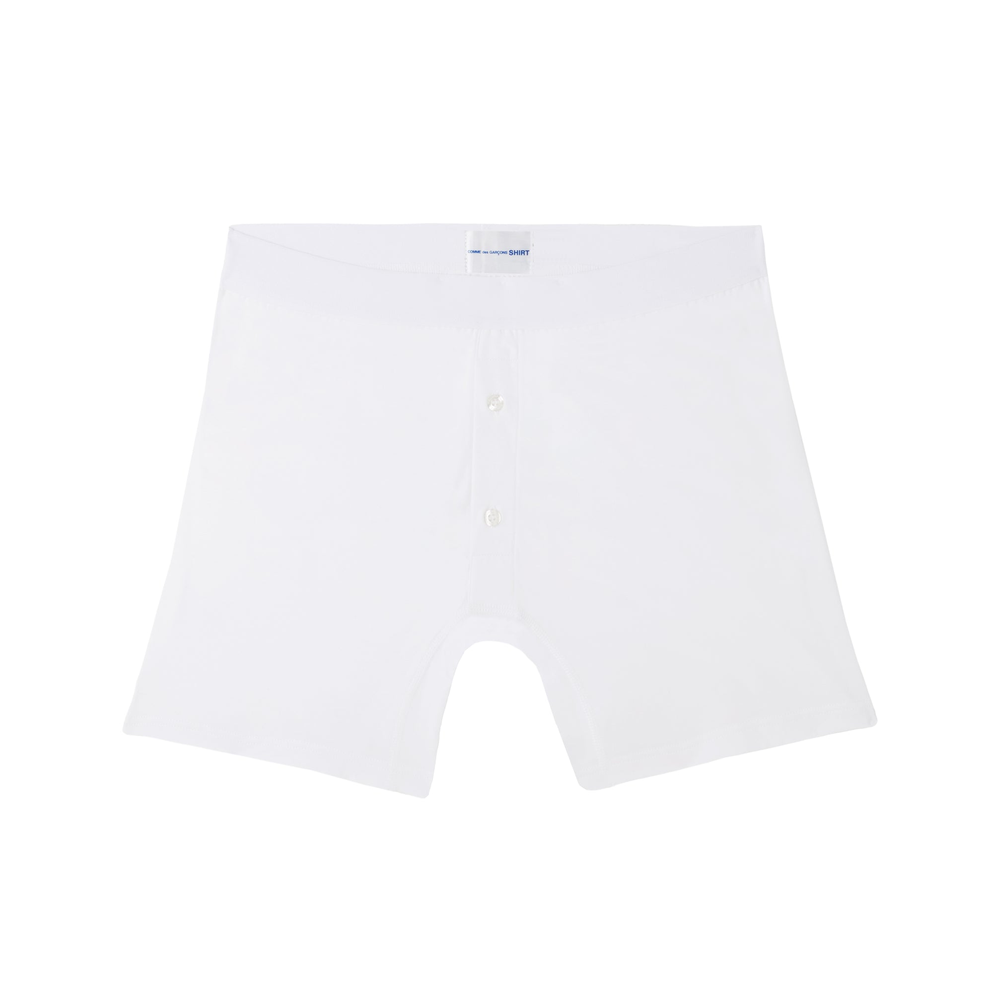 CDG SHIRT Underwear - Sunspel Two Button Boxer - (White) view 1