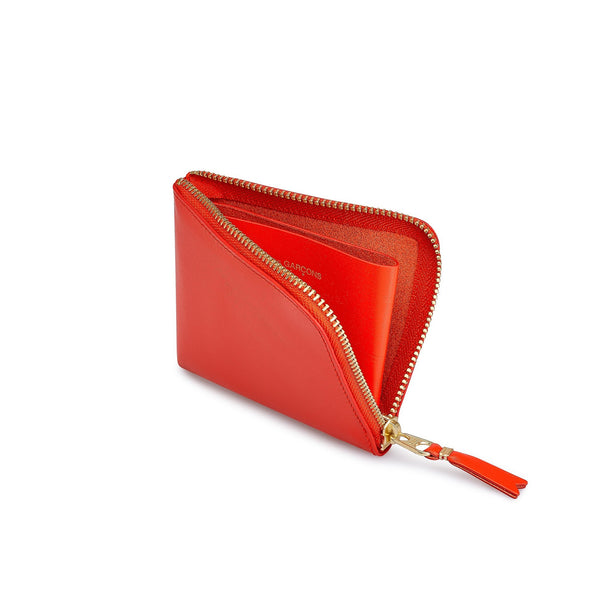 CDG WALLET - Colored Leather - (SA3100 Orange)