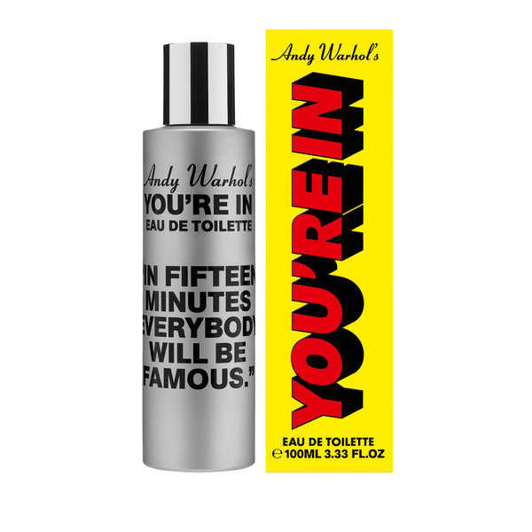 CDG PARFUM - "Andy Warhol's You're In" 100ml - (FIFTEEN MINUTES)