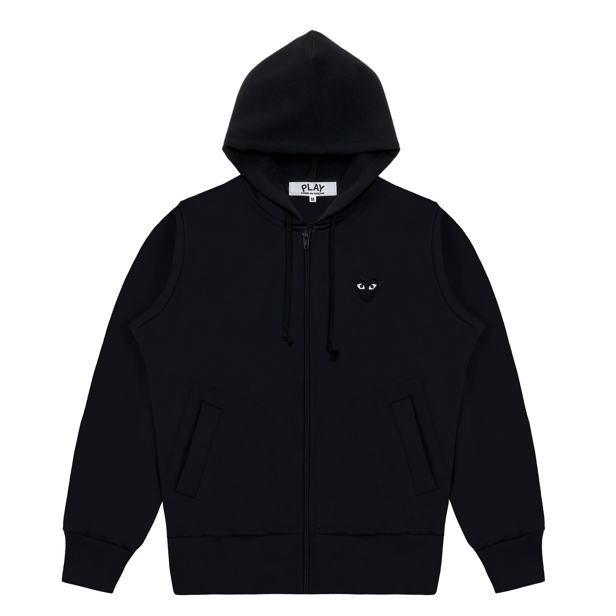 PLAY CDG - Hooded Sweatshirt With Big Hearts - (Black) – DSMG E-SHOP