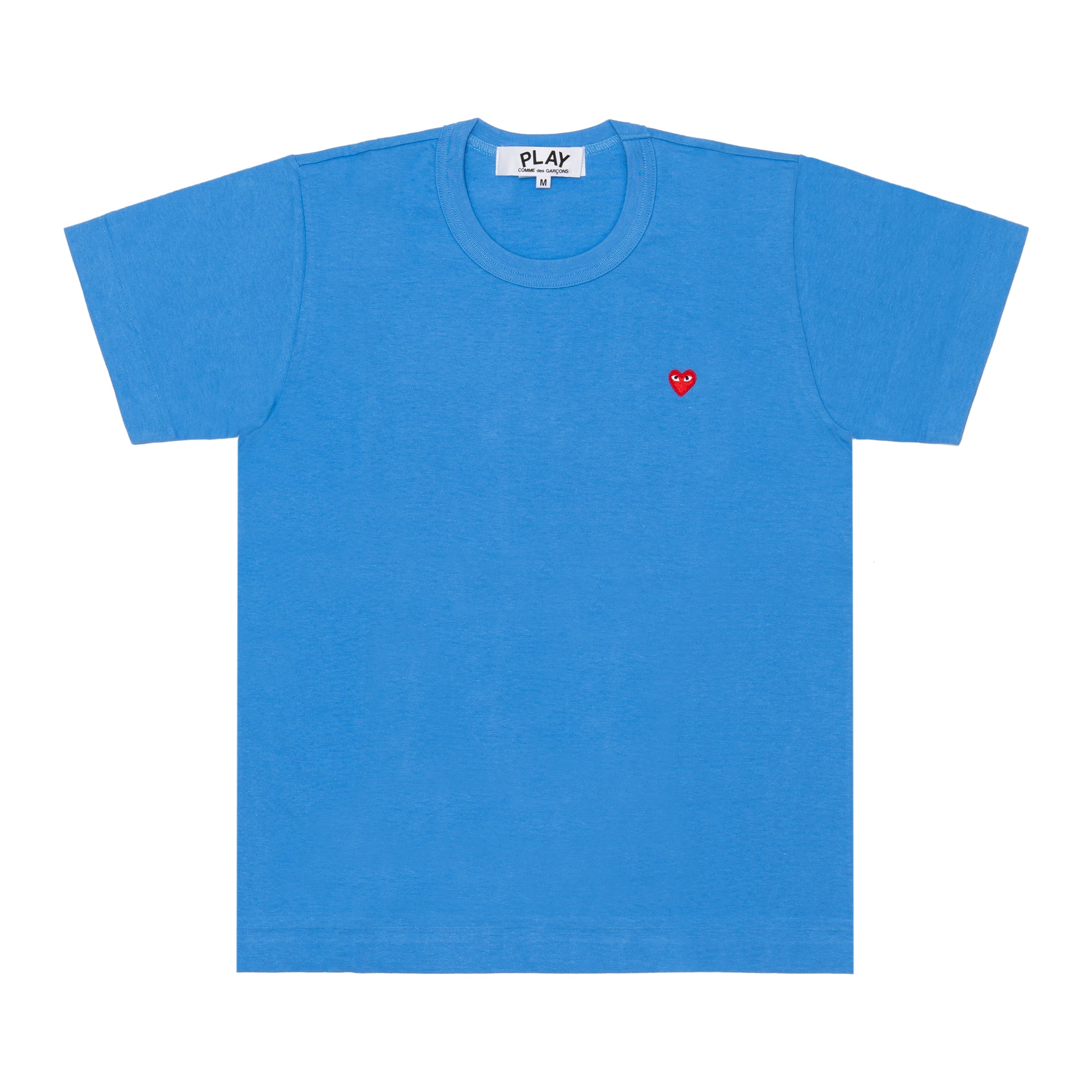 PLAY CDG - Small Red Heart S/S T-Shirt - (Blue) view 1