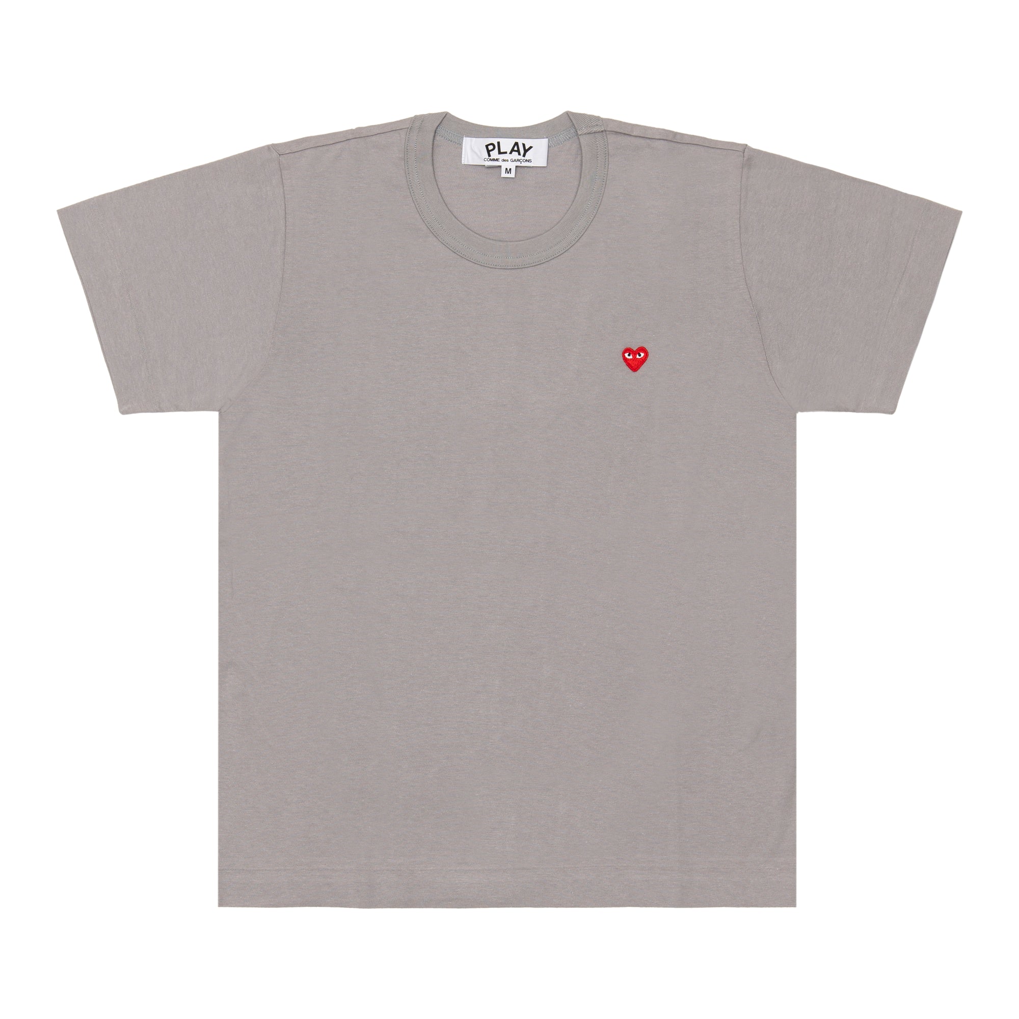 PLAY CDG - Small Red Heart S/S T-Shirt - (Gray) view 1