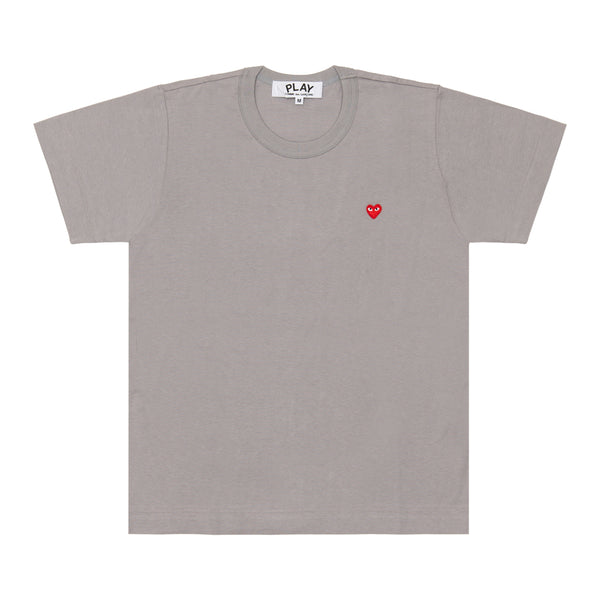 PLAY CDG - Small Red Heart S/S T-Shirt - (Gray)