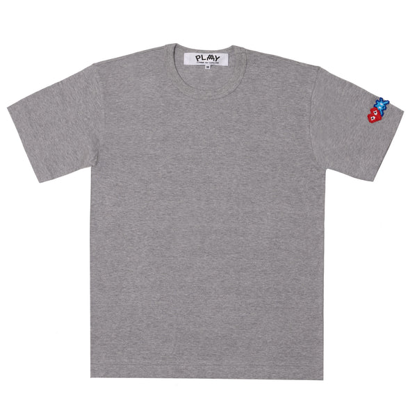 PLAY CDG - INVADER S/S T-Shirt - (Grey)