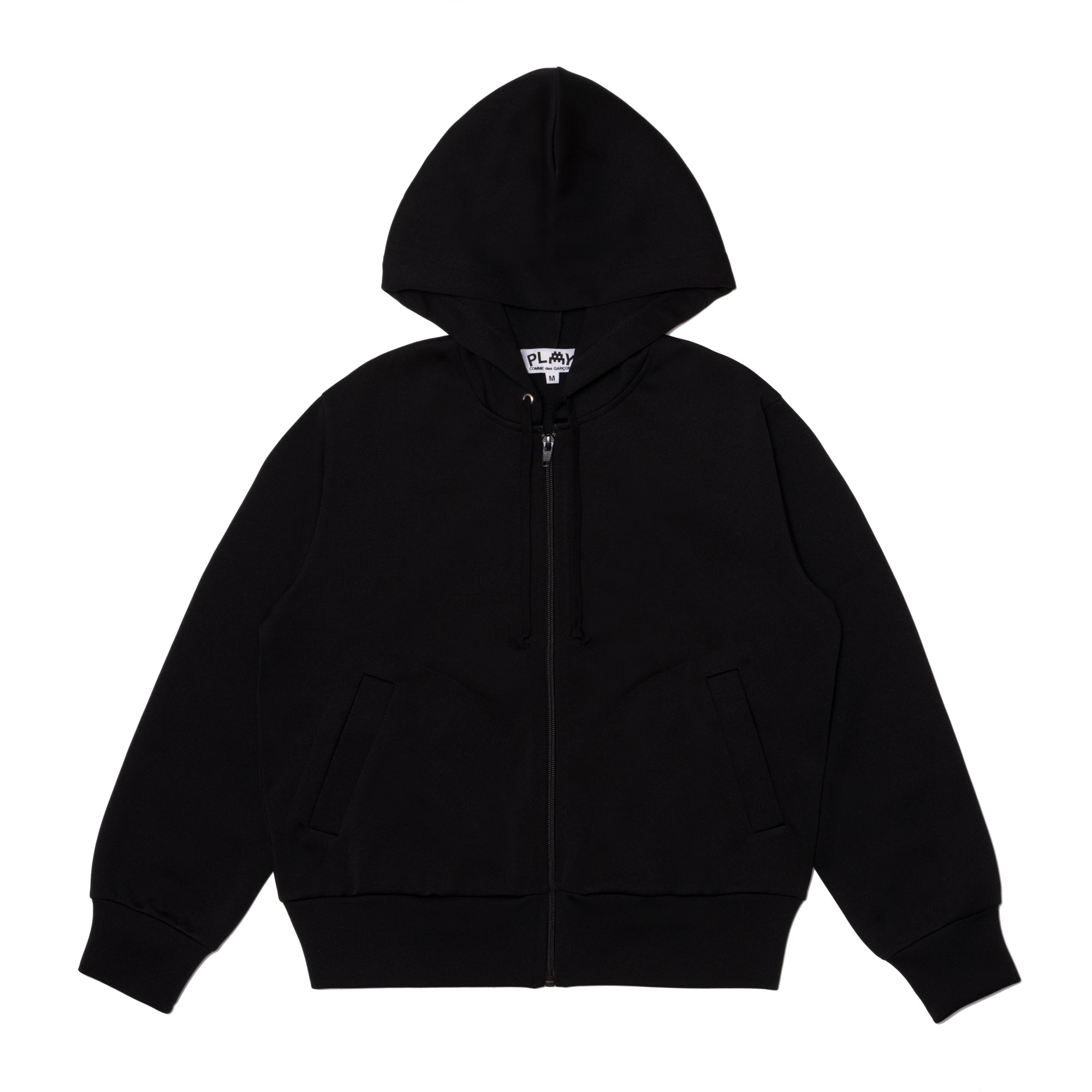 PLAY CDG - INVADER Polyester Hooded Sweater - (Black) view 2