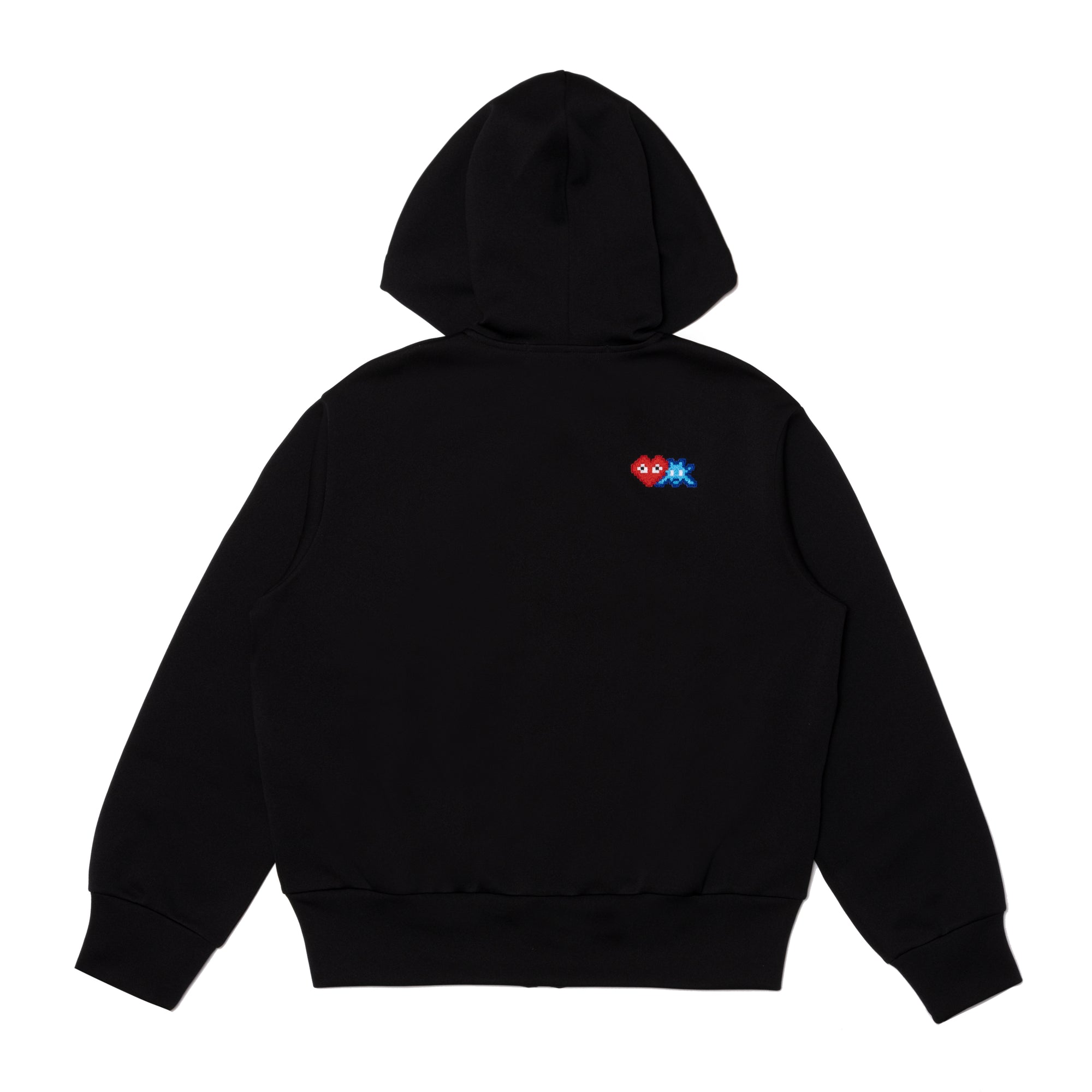 PLAY CDG - INVADER Polyester Hooded Sweater - (Black) view 1