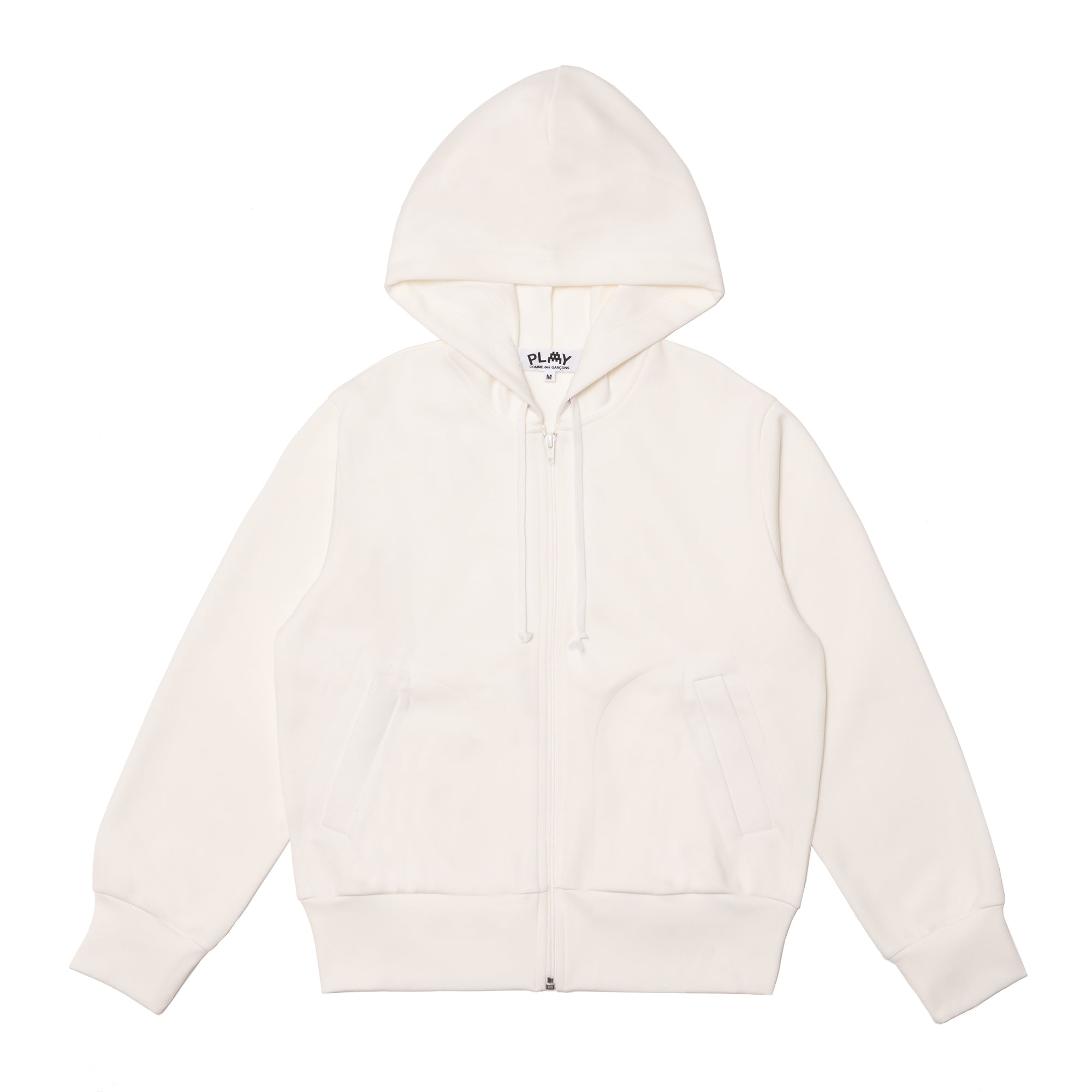 PLAY CDG - INVADER Polyester Hooded Sweater - (Off White) view 2