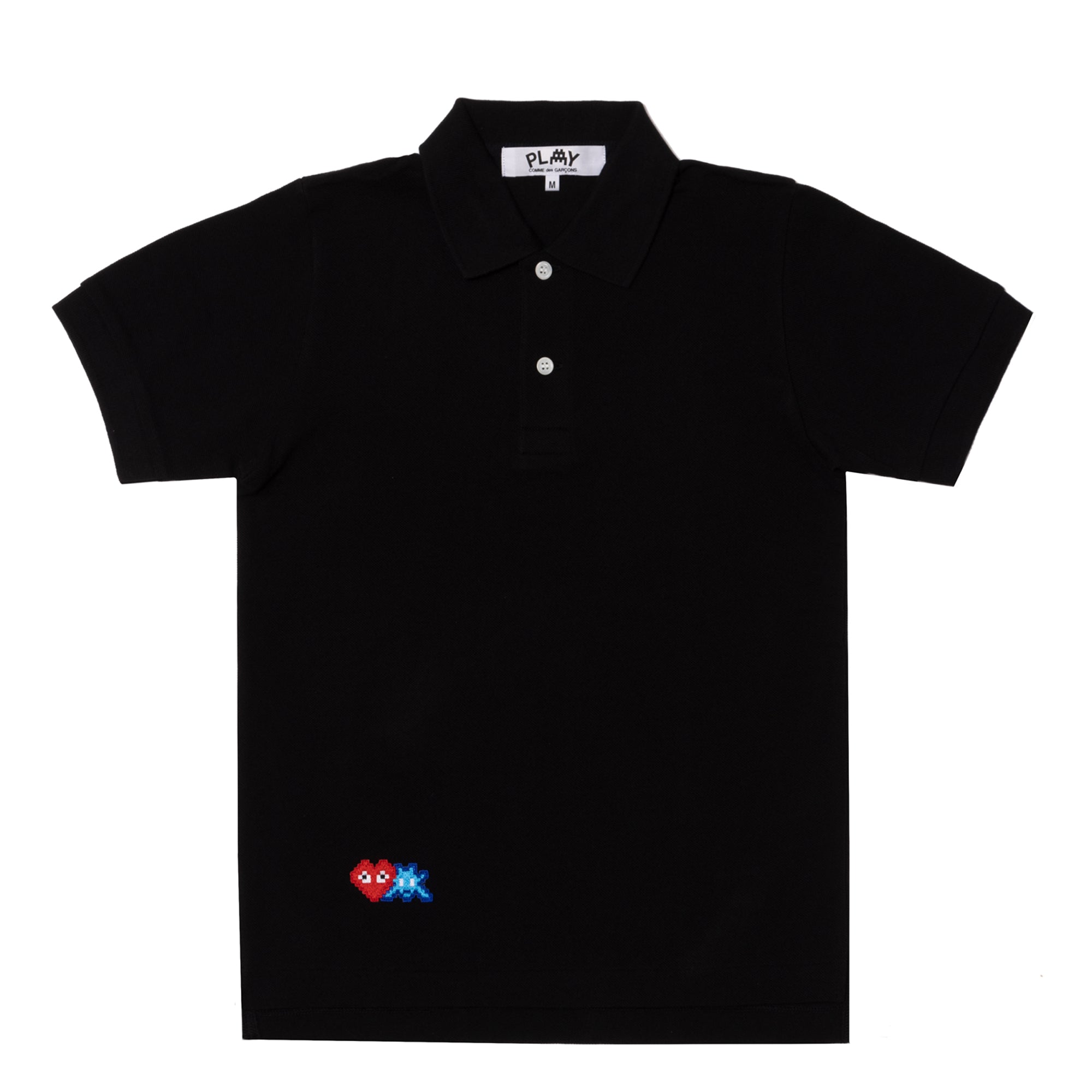 PLAY CDG - INVADER Polo Shirt - (Black) view 1