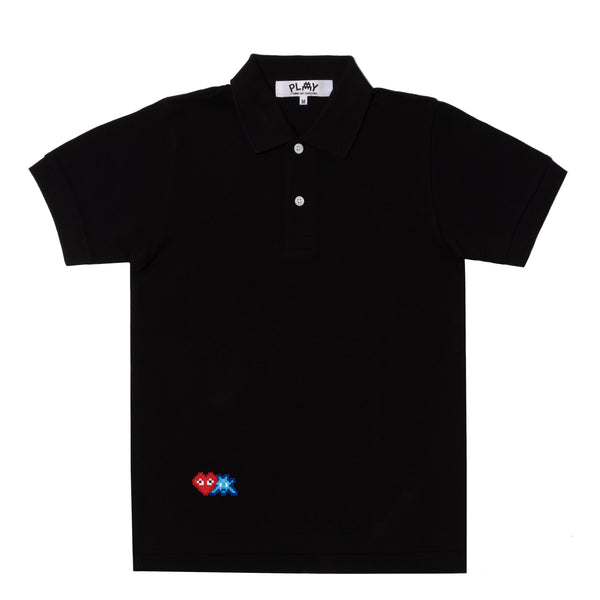 PLAY CDG - INVADER Polo Shirt - (Black)