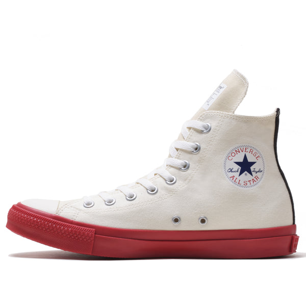 PLAY CDG CONVERSE - Chuck Taylor High - (White)