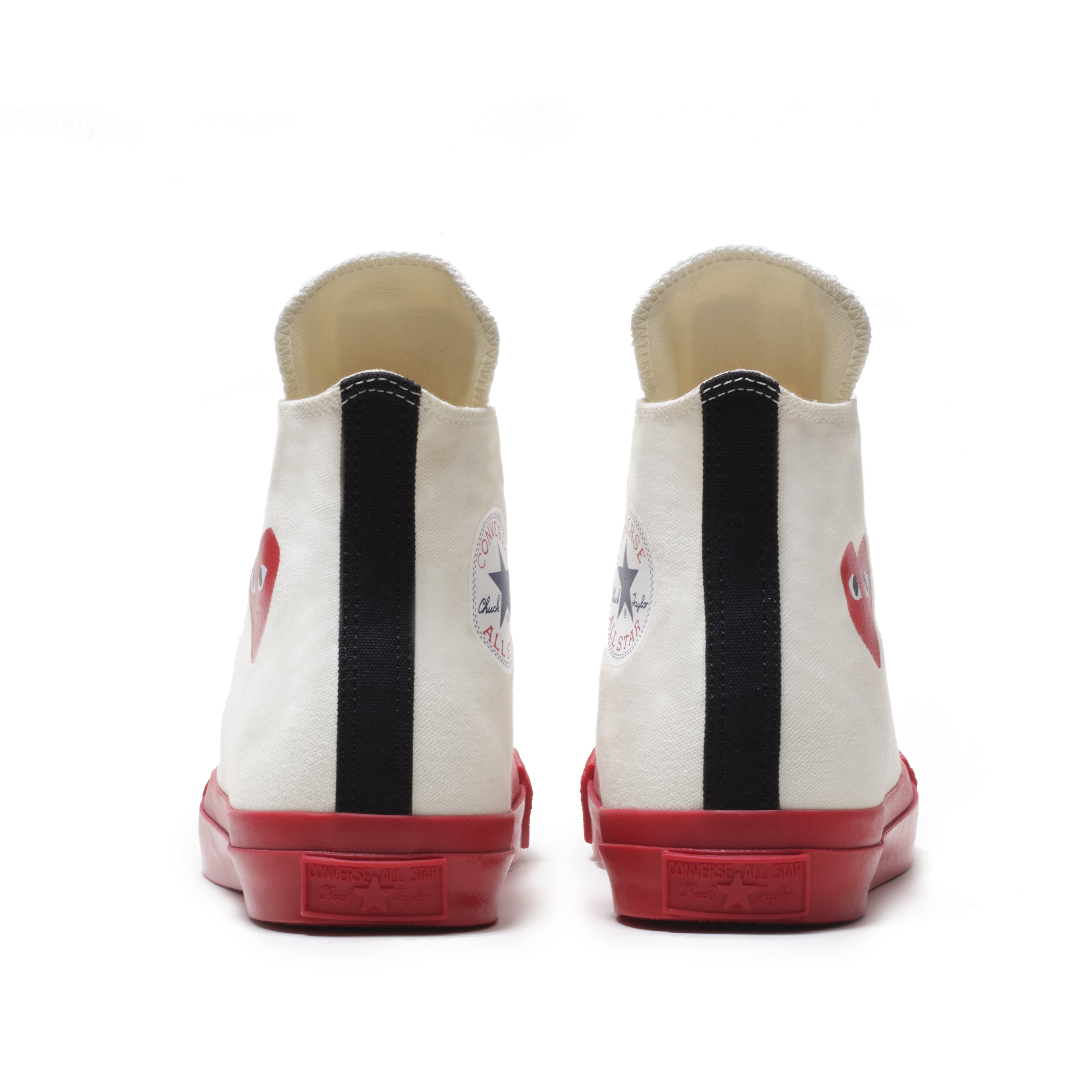 Comme des garcons outlet converse white high tops