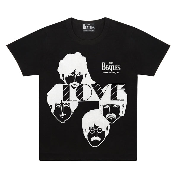 The Beatles CDG - Printed T-Shirt  - (BLACK)