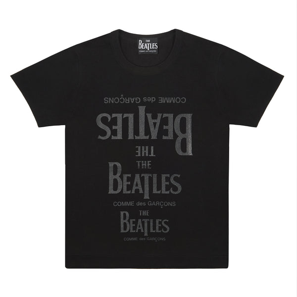 The Beatles CDG - Rubber Printed T-Shirt Black - (VT-T001-051)