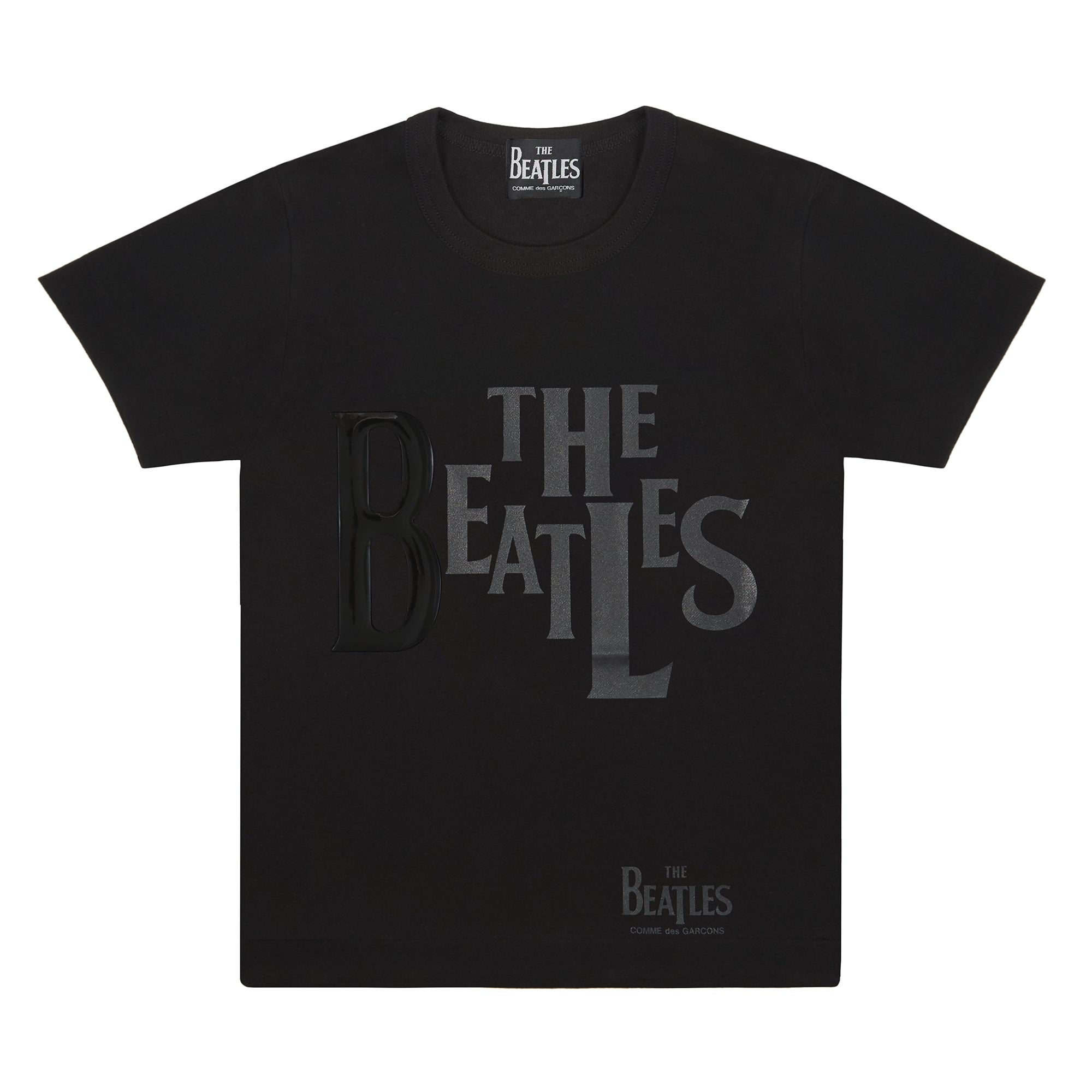 The Beatles CDG - Rubber Printed T-Shirt Black - (VT-T002-051) view 1