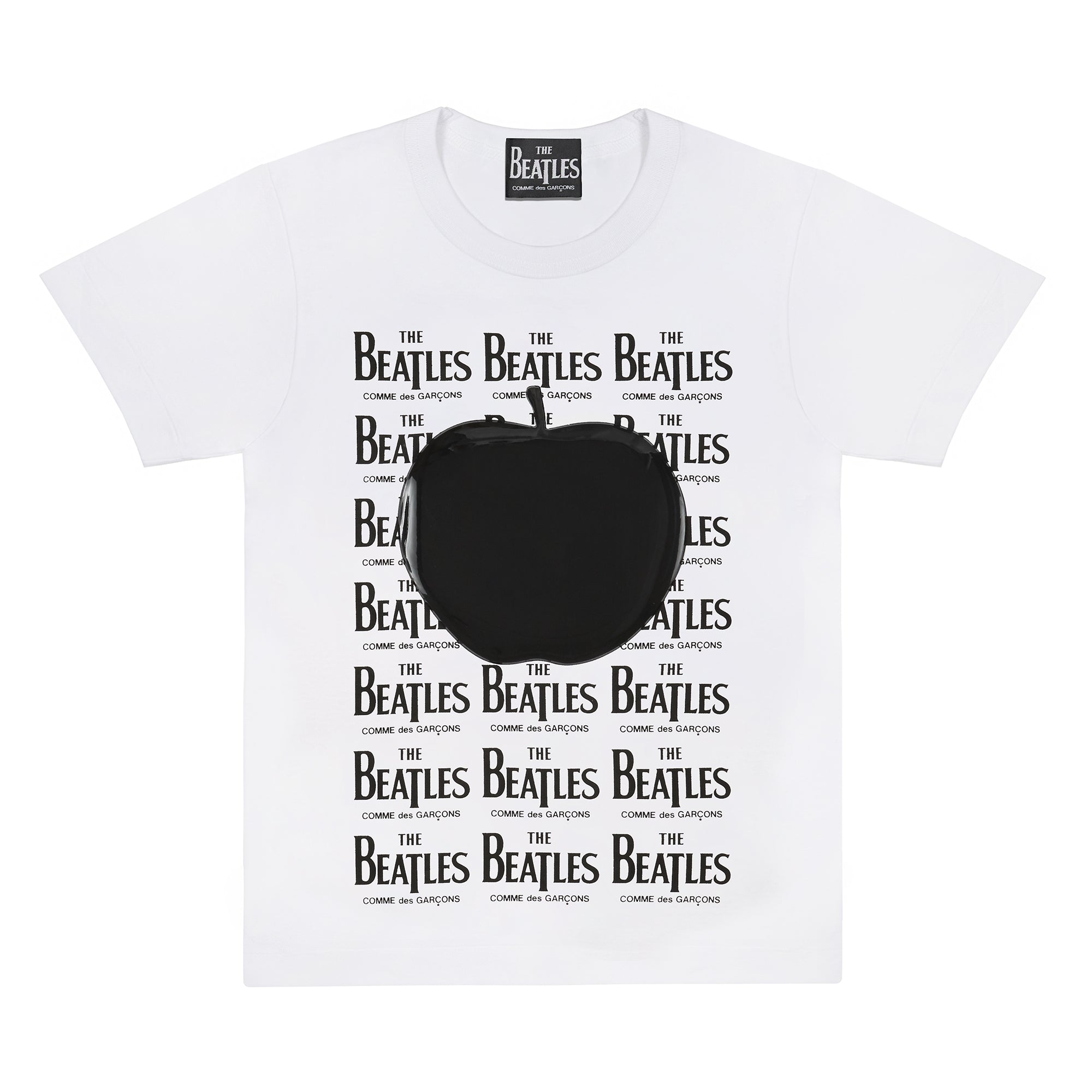 The Beatles CDG - Rubber Printed T-Shirt White - (VT-T003-051) view 1