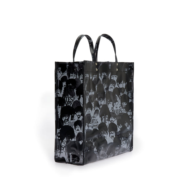 The Beatles CDG - Printed Pvc Bag  - (Black)