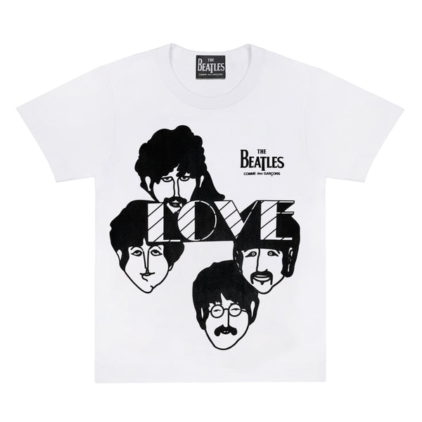 The Beatles CDG - Printed T-Shirt - (WHITE)