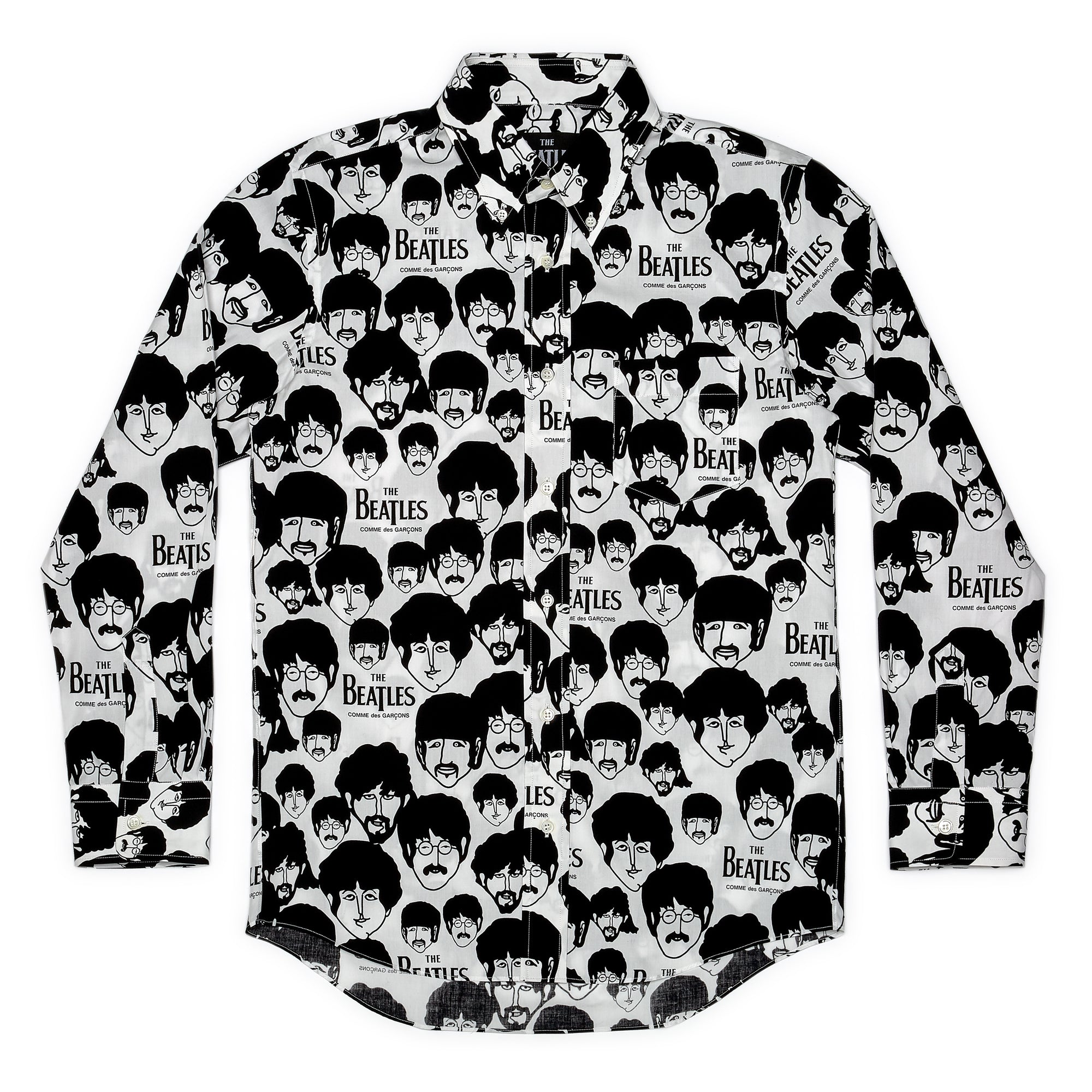 The Beatles CDG - Printed Shirt White - (VB-B001-051) view 1