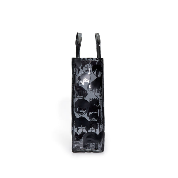 The Beatles CDG - Printed Pvc Bag  - (Black)