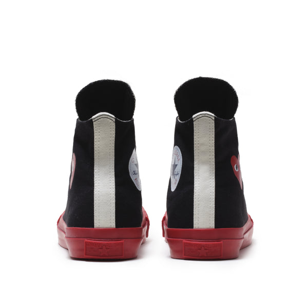 PLAY CDG CONVERSE - Chuck Taylor High - (Black)