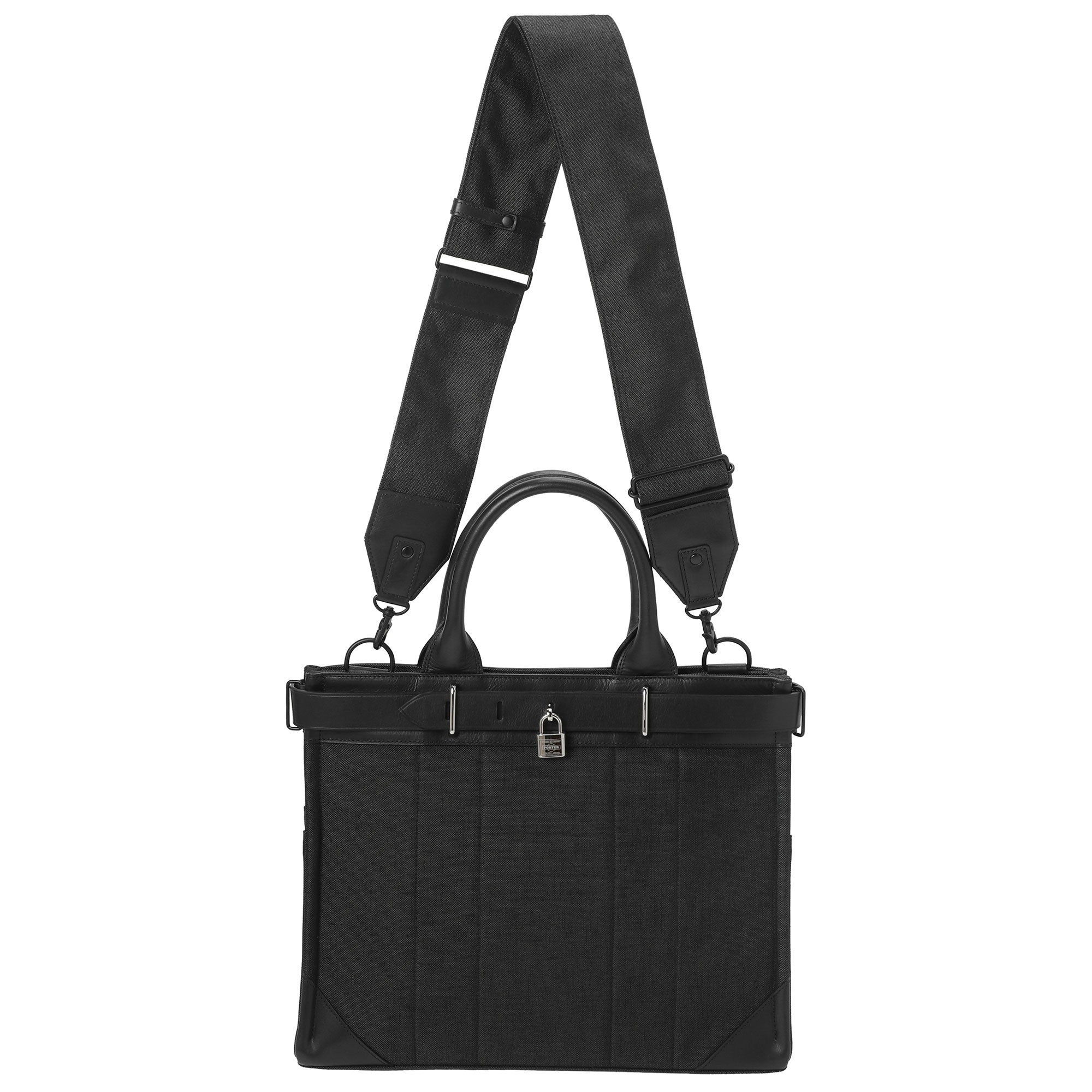 PORTER - Fork 2Way Tote Bag M - (Black) – DSMG E-SHOP