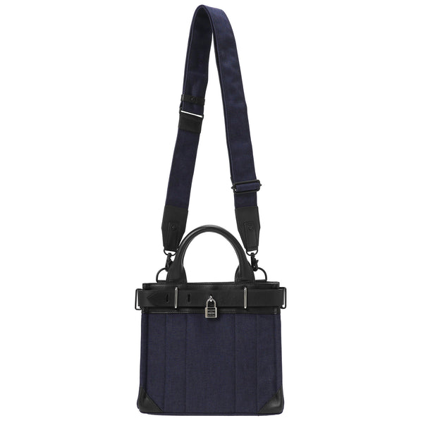 PORTER - Fork 2Way Tote Bag S - (Navy)