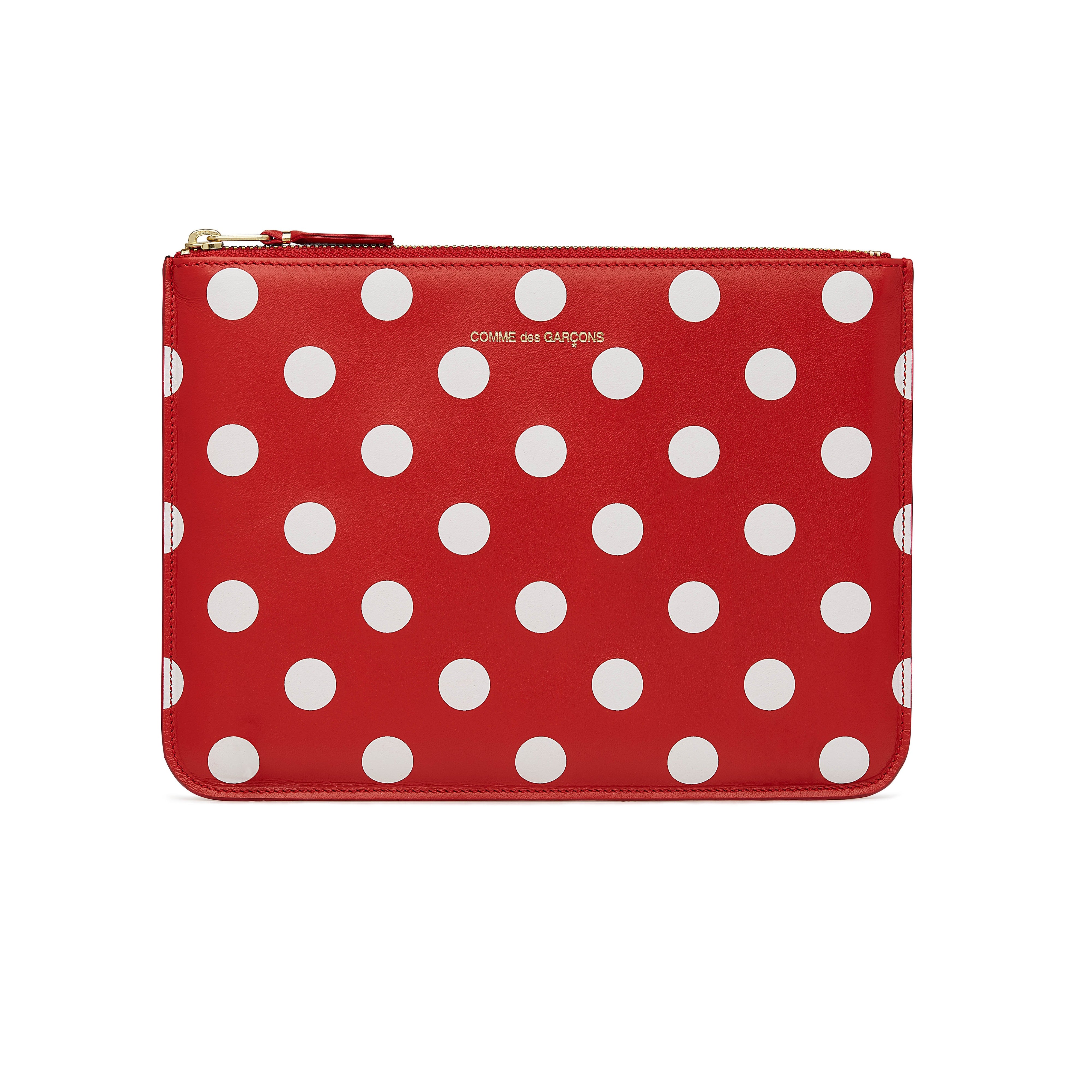 Comme des garcons shop red polka dot