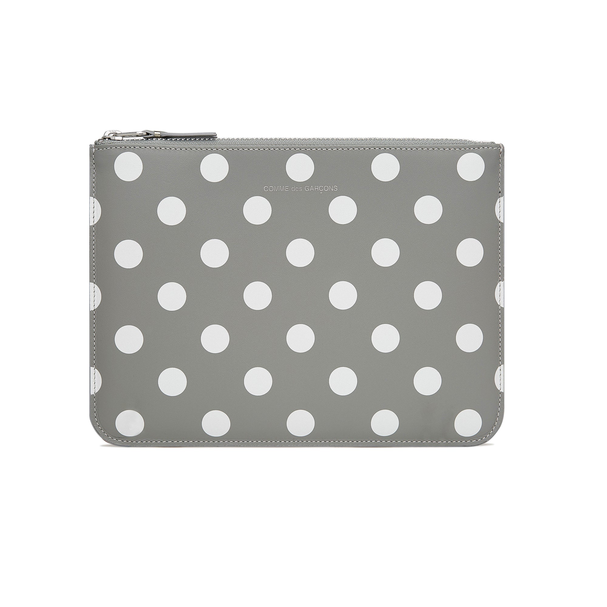 CDG WALLET - Polka Dots Printed - (SA5100PD Grey) view 1