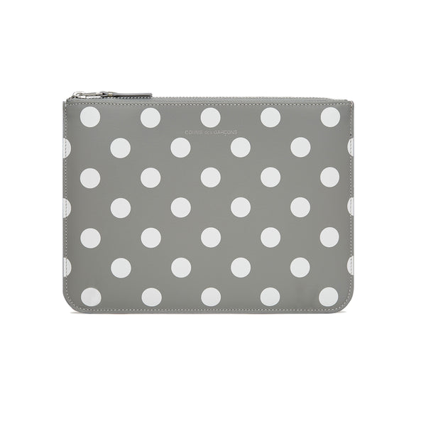 CDG WALLET - Polka Dots Printed - (SA5100PD Grey)