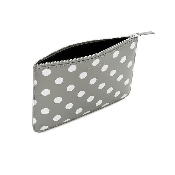 CDG WALLET - Polka Dots Printed - (SA5100PD Grey)