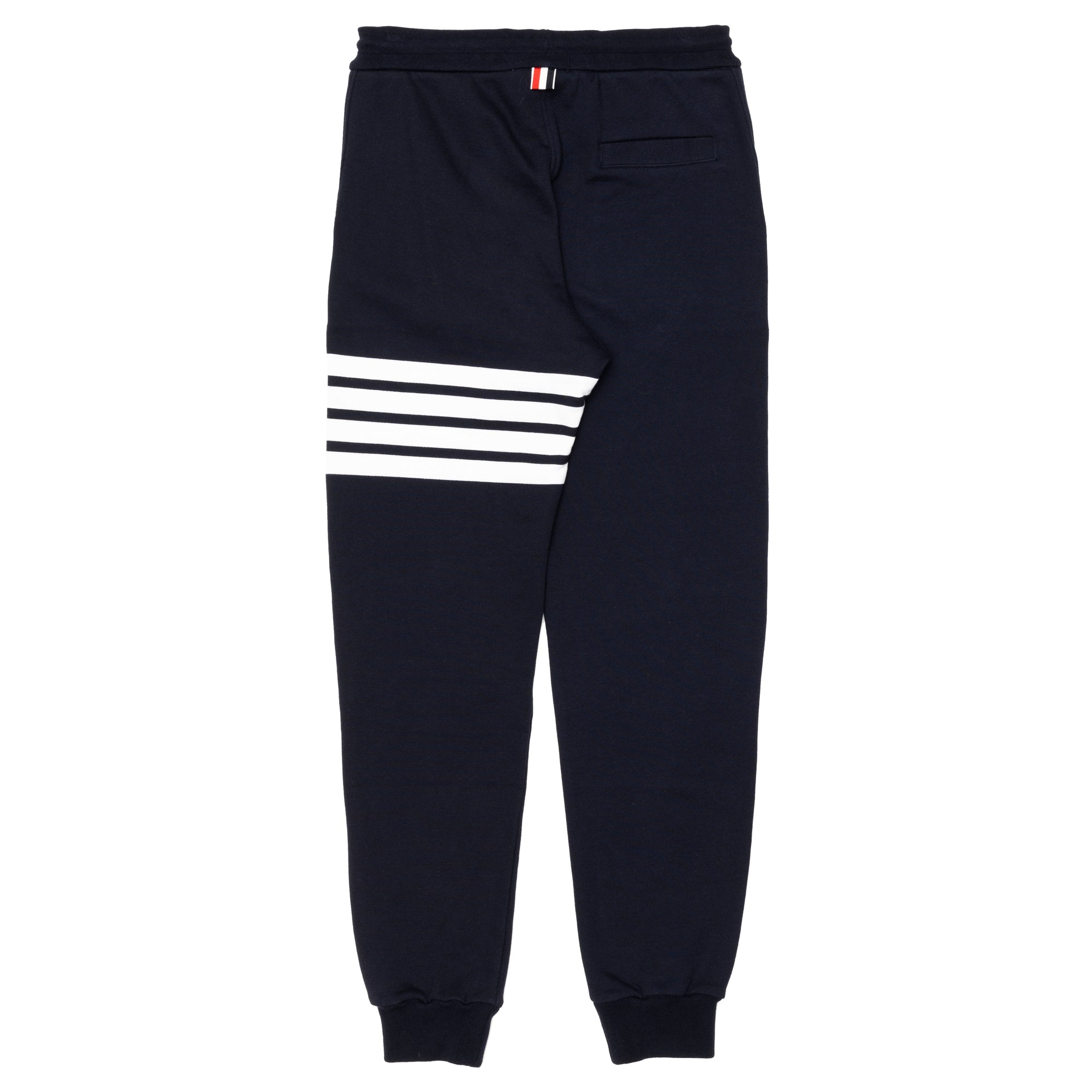 THOM BROWNE - MENS CLASSIC SWEATPANT WITH ENGINEE - NAVY - (MJQ008H-00535) view 2