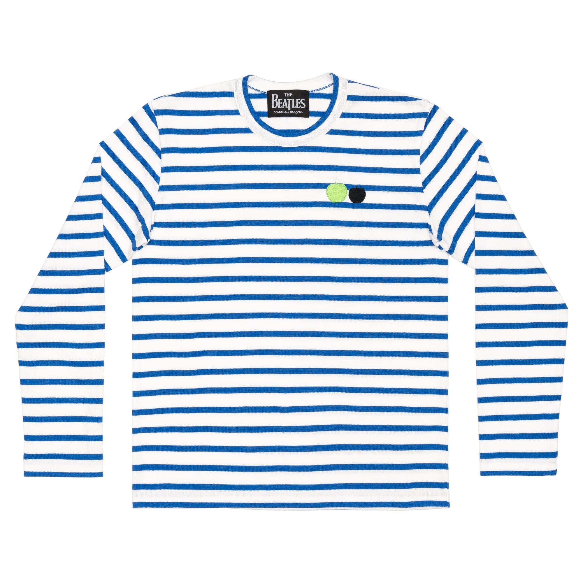 The Beatles CDG - Stripe Long Sleeve T-Shirt Blue - (VZ-T042-051) view 1