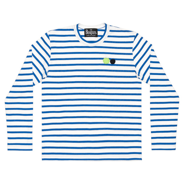 The Beatles CDG - Stripe Long Sleeve T-Shirt Blue - (VZ-T042-051)