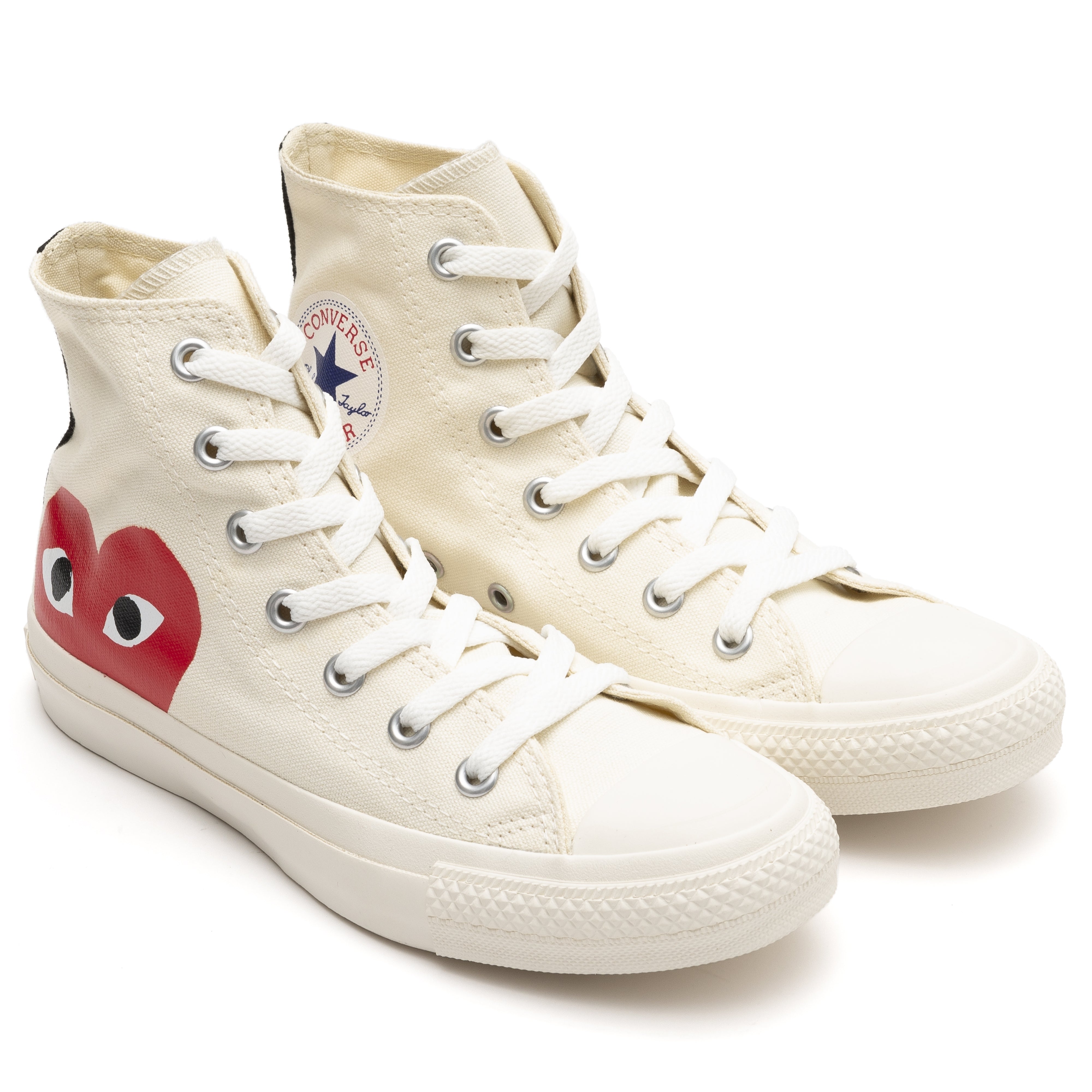 PLAY CDG CONVERSE - Allstar Hi - (White) – DSMG E-SHOP