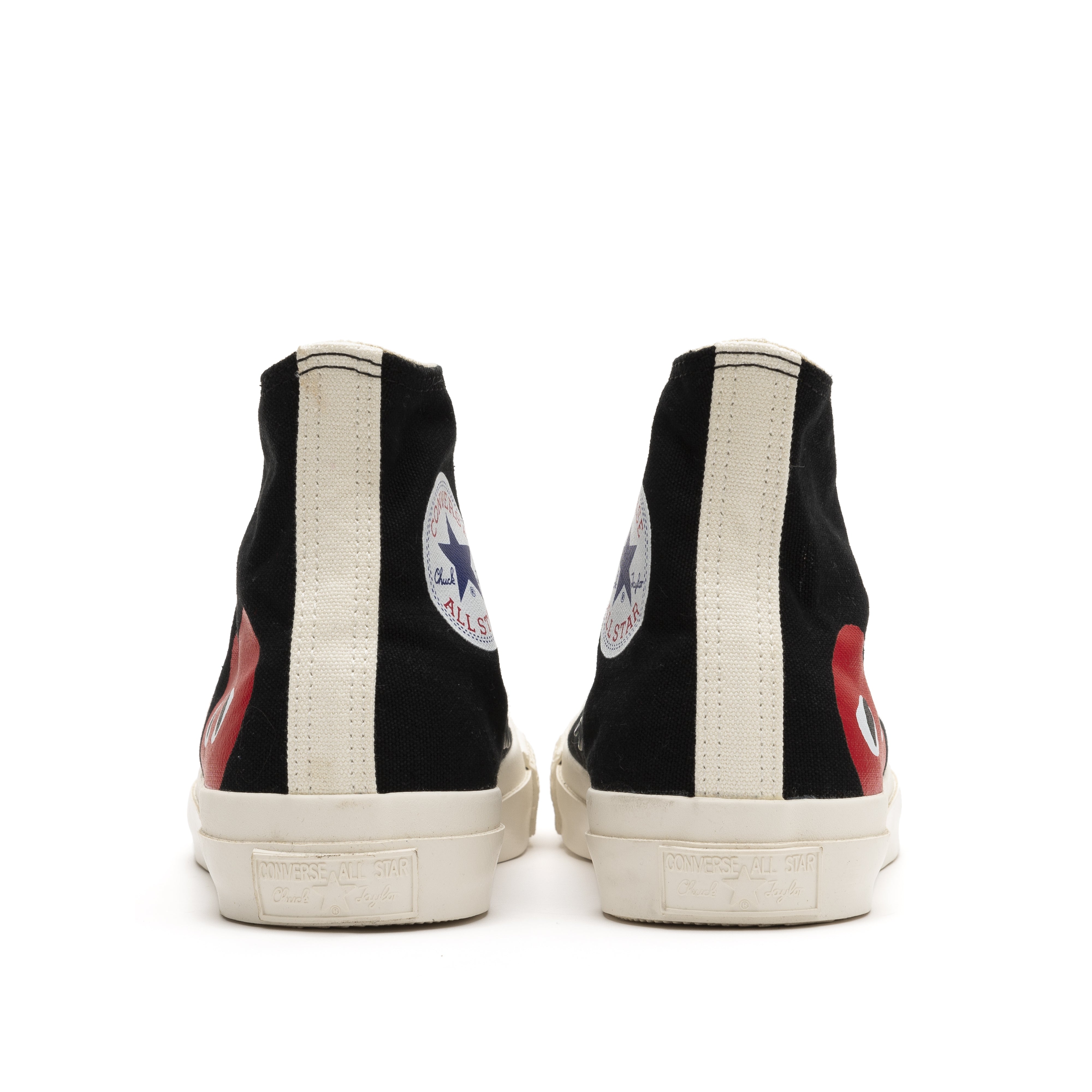 PLAY CDG CONVERSE: Allstar Hi (Black) | DSMG E-SHOP