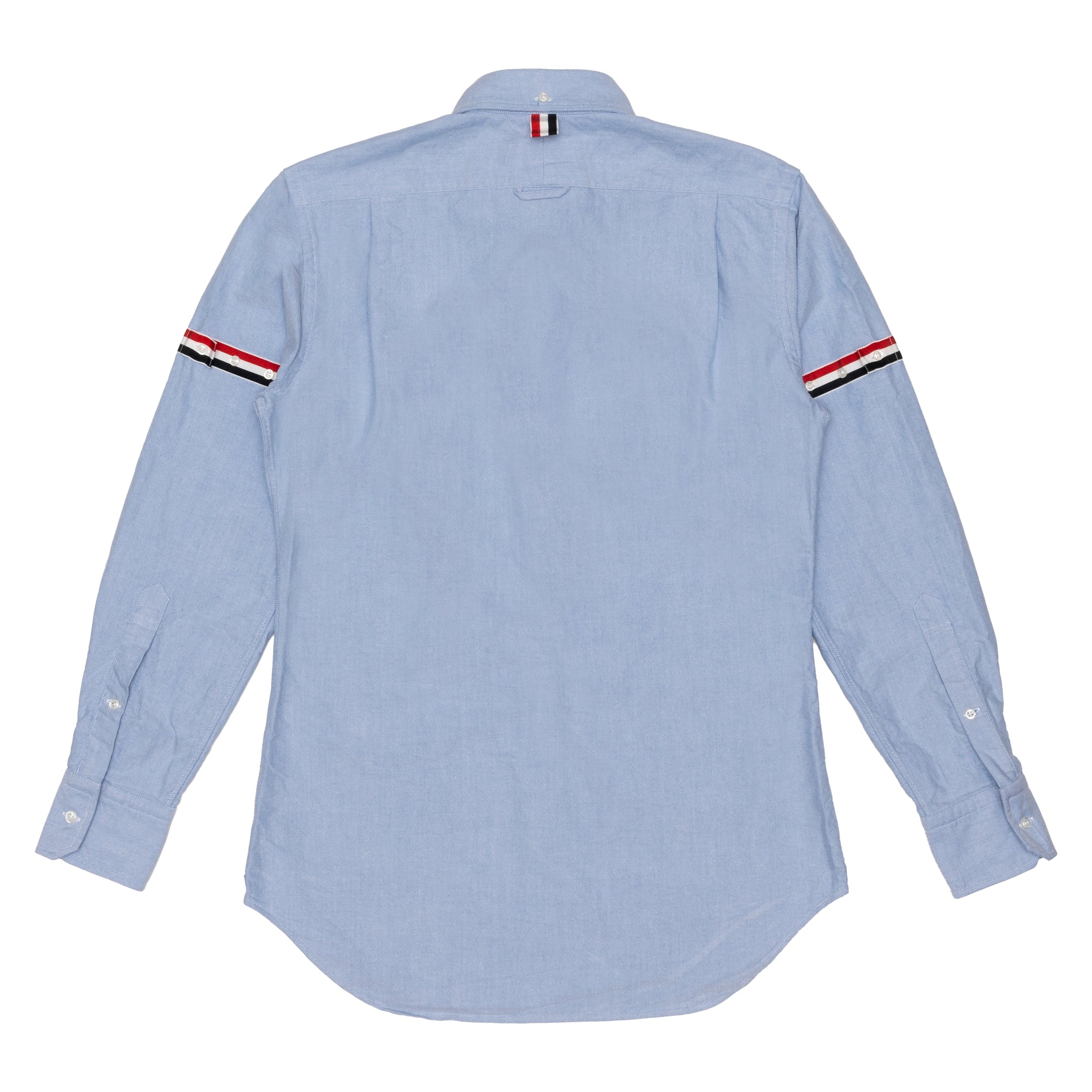 THOM BROWNE - MENS CLASSIC LONG SLEEVE BUTTON DOW - LIGHT BLUE - (MWL150E-06177) view 2