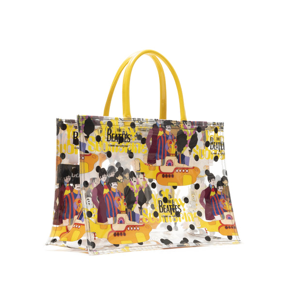 The Beatles CDG - Submarine Print Tote Bag Yellow - (VZ-K242-051)