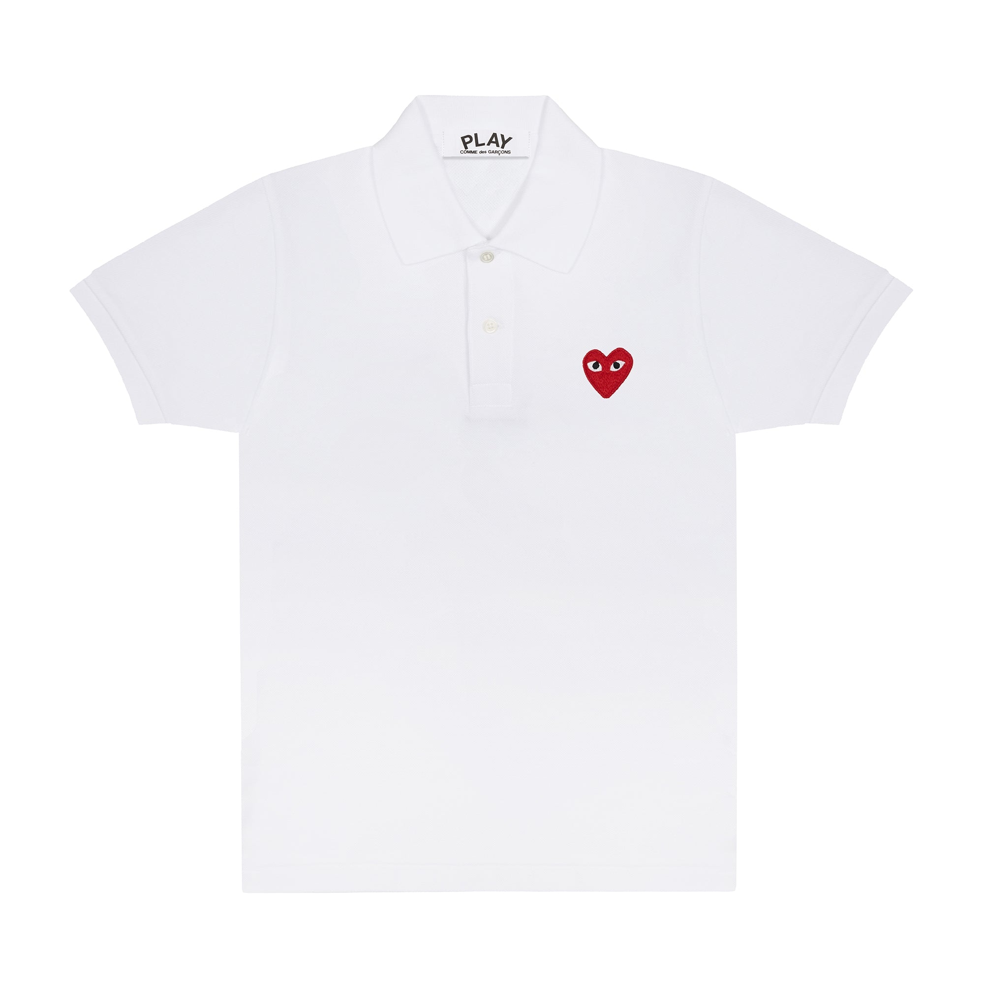 PLAY CDG - Polo Shirt - (White) view 1