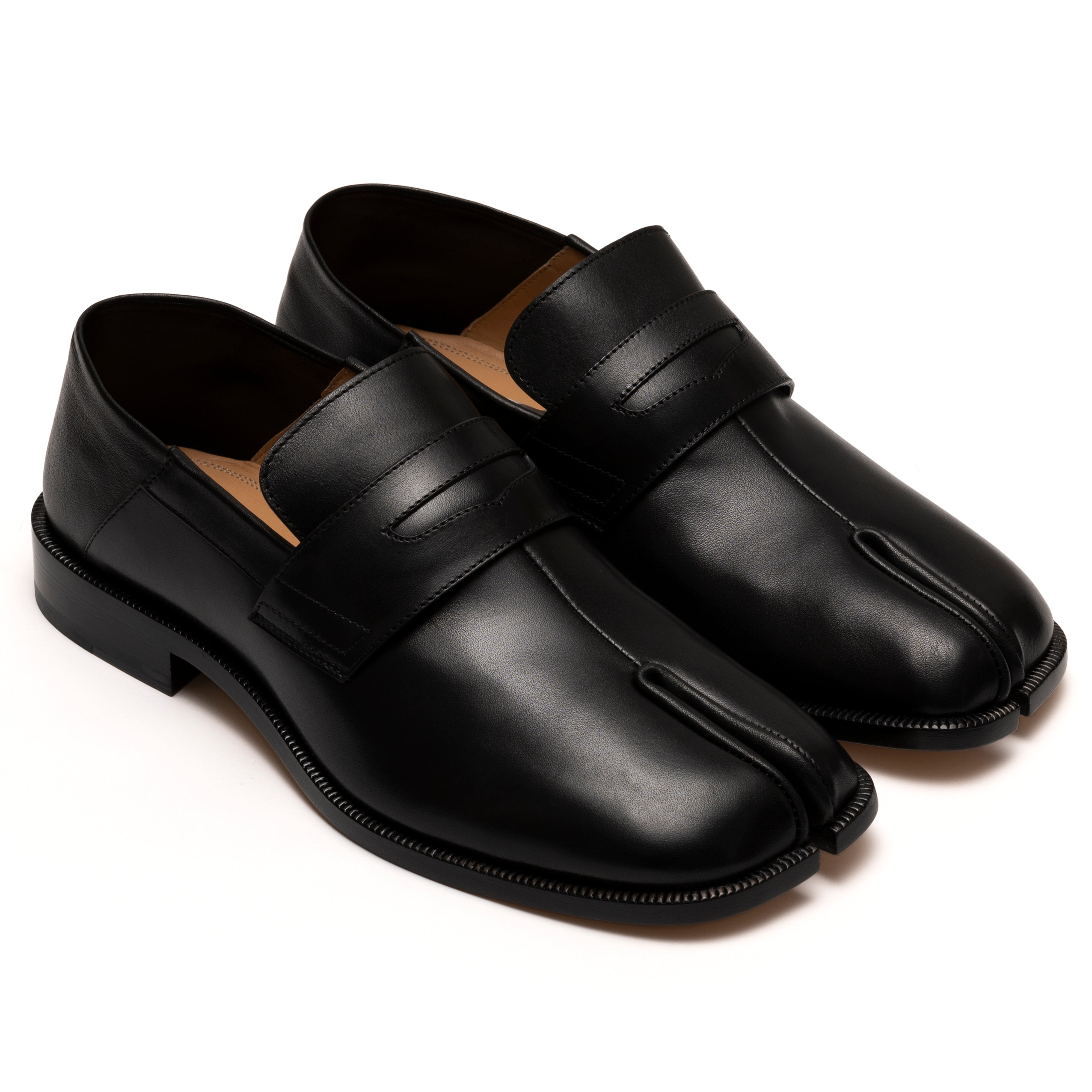 MAISON MARGIELA: MALE SHOES AVP MOCASSIN (BLACK) | DSMG E-SHOP