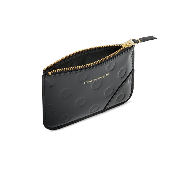 CDG Wallet - Dots Embossed(Black)